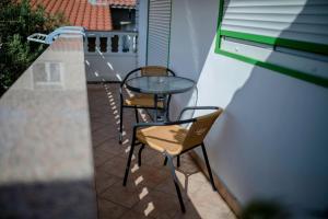 Balkón nebo terasa v ubytování Apartman Marcela