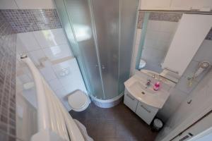 Koupelna v ubytování Apartman Marcela