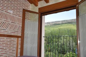 A balcony or terrace at La Mira