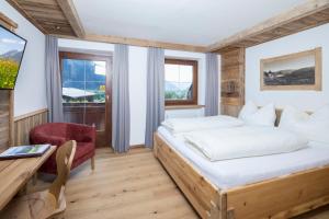 Hotel Hauserwirt客房内的一张或多张床位