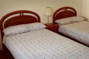 Cama o camas de una habitación en Casa pajar de los Abuelos