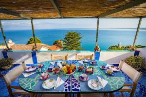 Nespecifikovaný výhled na moře nebo výhled na moře při pohledu z bed and breakfast