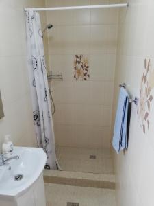 Koupelna v ubytování Casa Cristian