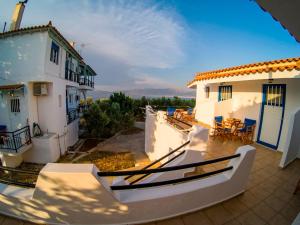 a view from the balcony of a house at The Captain in Elafonisos