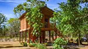 Zahrada ubytování Sigiriya Free View Tree House & Villa