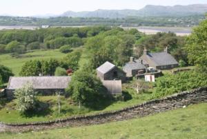 A bird's-eye view of Bryn Derw