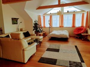 Posezení v ubytování Haus Bergblick