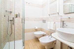 Koupelna v ubytování Hotel Vienna