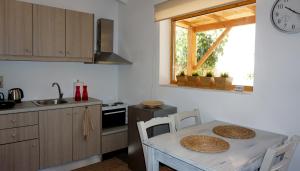A kitchen or kitchenette at Studio Panagiota - Oasis holiday houses