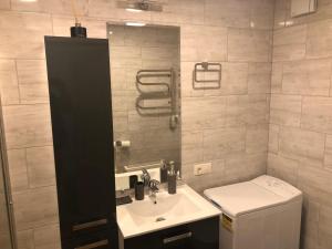 Kúpeľňa v ubytovaní R.R. Liepaja Apartments Vitolu