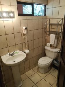 Koupelna v ubytování Hotel Nany