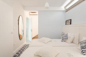 Postel nebo postele na pokoji v ubytování Akti Elia Villas Beachfront Chalkidiki