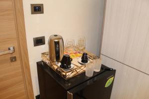 Coffee and tea making facilities at Villa Martina Luxury Rooms