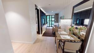Posezení v ubytování White Pearl Apartment 1.10