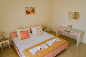 Postel nebo postele na pokoji v ubytování Seaside home