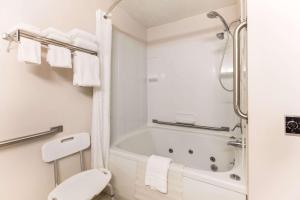 ein Badezimmer mit Badewanne und Toilette in der Unterkunft Quality Inn Petoskey-Harbor Springs in Petoskey