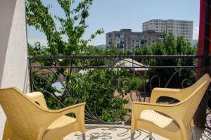 En balkon eller terrasse på Hotel S.R