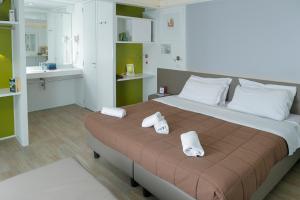 hu Firenze Camping in Town客房内的一张或多张床位