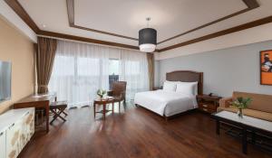 Katil atau katil-katil dalam bilik di Kantharyar Serviced Apartment