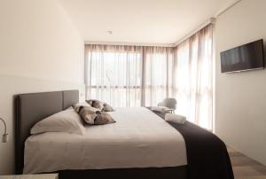 Hotel Albergo Milano客房内的一张或多张床位