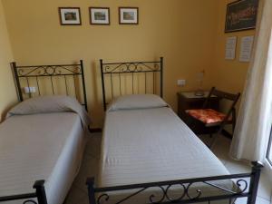 Posteľ alebo postele v izbe v ubytovaní B&B Partenza Funivia