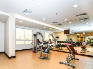 Fitness centrum a/nebo fitness zařízení v ubytování Action Hotel Ras Al Khaimah