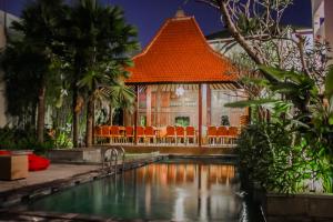Zahrada ubytování Savvoya Hotel Seminyak
