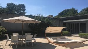 Patio nebo venkovní prostory v ubytování Villa Perlman