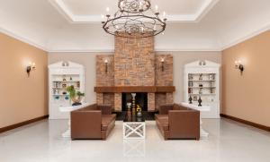 Ruang duduk di Kantharyar Serviced Apartment