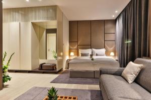 Postel nebo postele na pokoji v ubytování Avanti Hotel & Spa