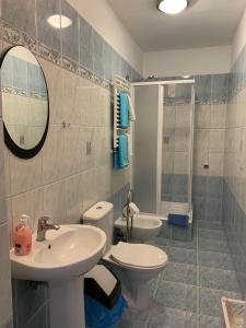 Koupelna v ubytování AS Gościniec