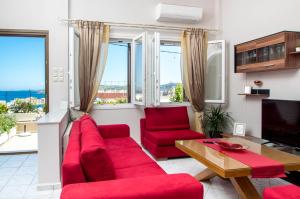 Posezení v ubytování Villa Irene Syros