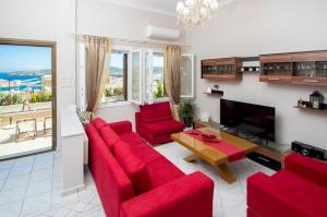 Posezení v ubytování Villa Irene Syros