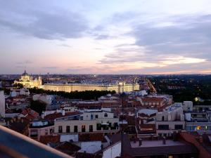 A general view of Madrid or a view of the city taken from a szállodákat