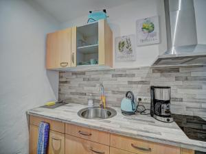 Küche/Küchenzeile in der Unterkunft Gästehaus Eschbach