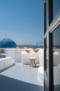 Posezení v ubytování Oia Spirit Boutique Residences