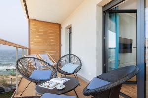 Balkon lub taras w obiekcie Apartamenty Gardenia Seaside by Noclegi Renters
