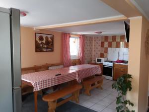 Kuchyň nebo kuchyňský kout v ubytování Molnár Vendeghaz + 19 fotografií