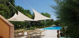 The swimming pool at or close to Villa Belfiore
