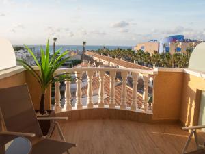 Balkón alebo terasa v ubytovaní PENTHOUSE CABO ROIG - ALDEAS I