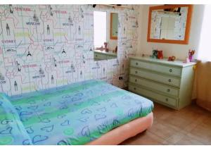 En eller flere senge i et værelse på Wanderlust Sant'Angelo il paese delle Fiabe