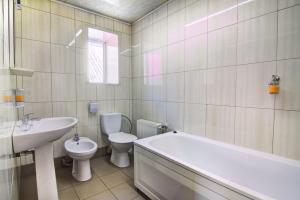 Koupelna v ubytování Hotel Luiize