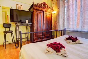 Postel nebo postele na pokoji v ubytování Hotel Luiize