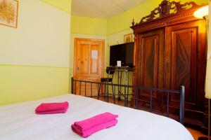 Postel nebo postele na pokoji v ubytování Hotel Luiize