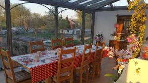 Restaurace v ubytování Au Crapaud Charmant