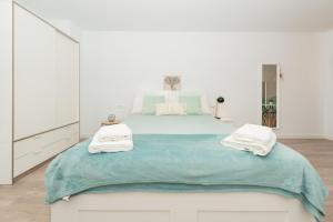 Posteľ alebo postele v izbe v ubytovaní Fantásticos Lofts Malagueta
