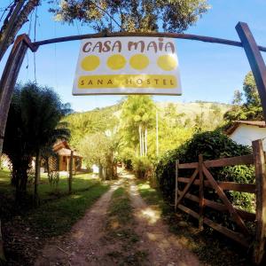Zahrada ubytování Casa Maia Sana Hostel