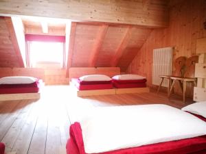 Postel nebo postele na pokoji v ubytování Rifugio Stella Alpina Spiz Piaz per escursionisti