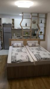 Kuchyň nebo kuchyňský kout v ubytování Studio apartment Noa