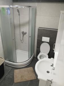 Koupelna v ubytování Studio apartment Noa